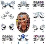 Strass Stickers Cristales Autoadhesivos Faciales Tatto Gemas