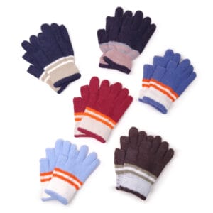 Guantes Sin Dos Dedos De Inverno Infantiles Niño